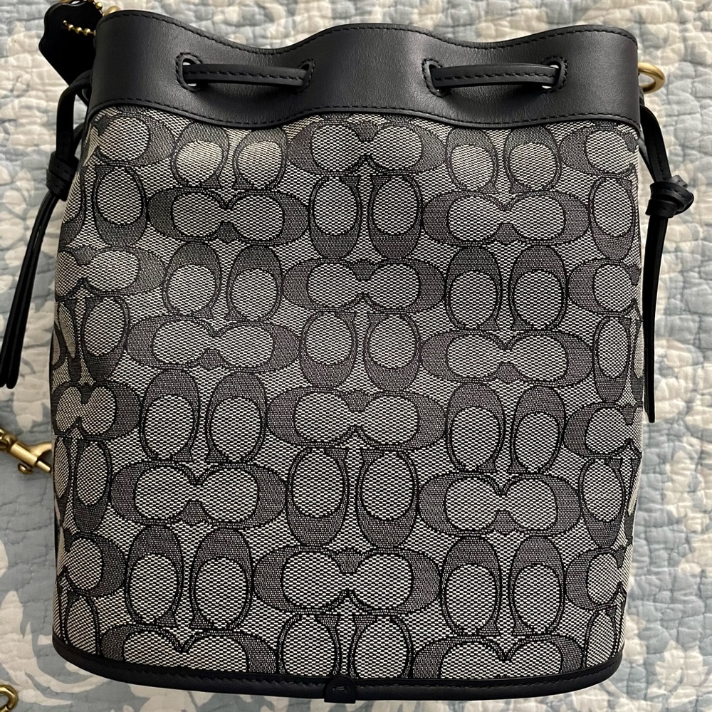 SOLD***Coach Filed Tote Bucket Bag
